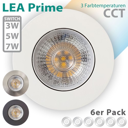 Led einbaustrahler lea 3w - einbaustrahler,