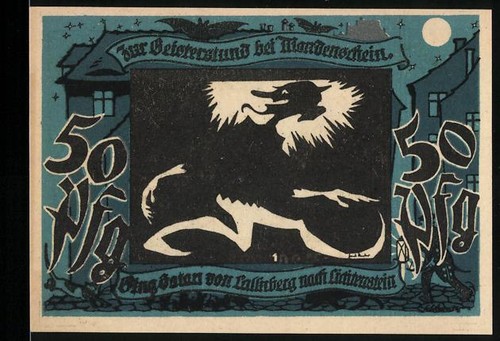 Notgeld lichtenstein callnberg - notgeld, lichtenstein-callnberg