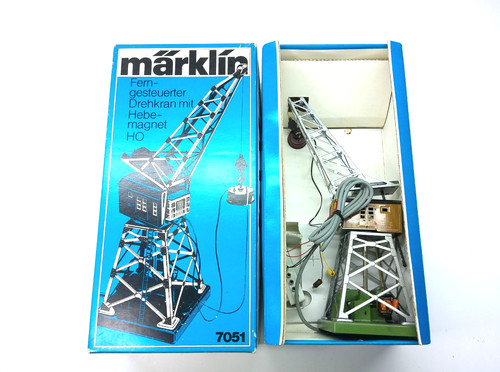 Märklin 7051 drehkran mit - h0,