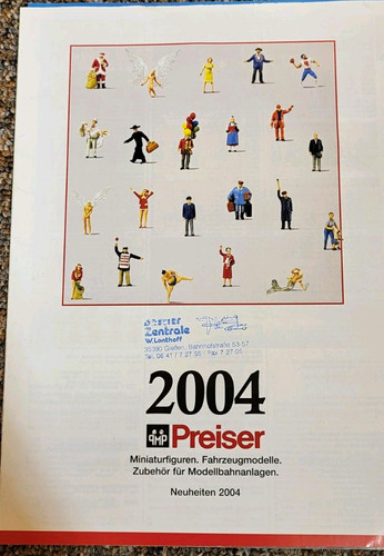 Preiser neuheiten katalog 2004 - neuheiten,