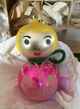 Alter Christbaumschmuck -  Mädchen freigeblasen 137