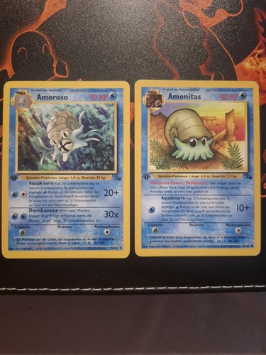 Pokemon karten amonitas - amonitas, und