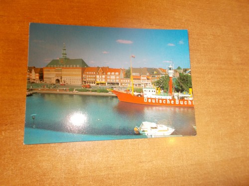 Emden delt mit rathaus - ak, am