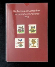 Bund - Jahreszusammenstellung 1981 - Postfrisch mit allen Marken
