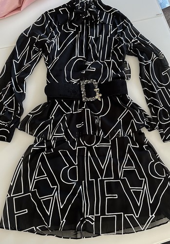 Armani exchange midi kleid - exchange,