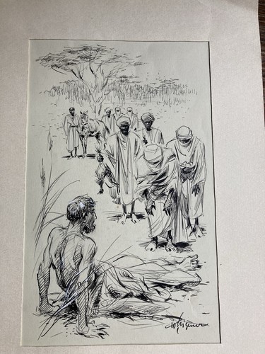 Originalzeichnung afrika - originalzeichnung,