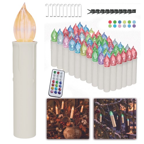50er led weihnachtskerzen - led,