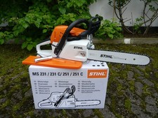 STIHL Benzin Kettensäge MS 251 35cm Motorsäge 3 PS 2-Takt Motorkettensäge Sägen