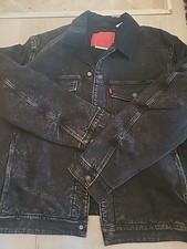 Levi's Jeansjacke gefüttert Gr.L schwarz