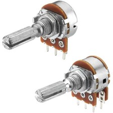 ✅Poti Potentiometer Stereo | Mono | lin| log | 10k Ohm - 1M Ohm wählen Sie aus