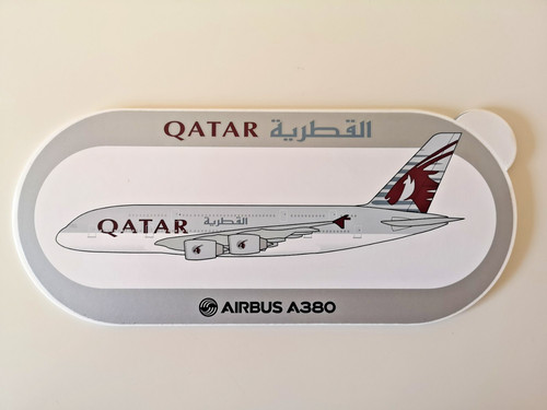 Airbus a380 aufkleber qatar - aufkleber,