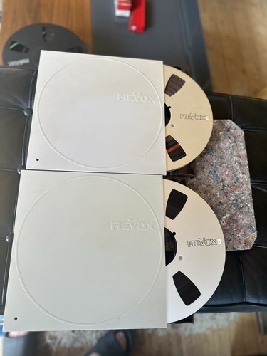 Revox metalspule mit - schuber,