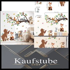 Wandtattoo Waldtiere Baum
