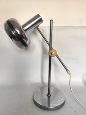 Sputnik Space Age Lampe Gelenklampe Schreibtischlampe Tischleuchte Chrom