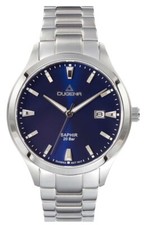 Dugena 4460975 Herrenuhr Tresor Master mit Saphirglas Königsblau 200m