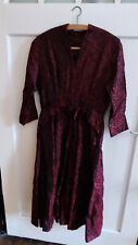 Vintage Kleid, original 50er Jahre, damals Gr. 42 , rot/schwarz gemustert