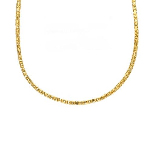 Gelbgoldkette 18k bizantin - gelbgoldkette,