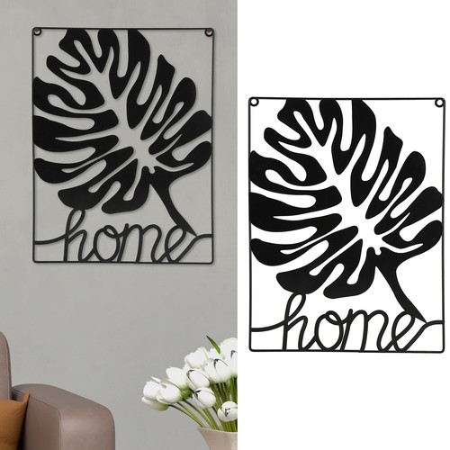 Metall wandbild home - metall, 3d