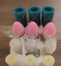 LED Motiv Kerzen, Konvolut Weihnachten Ostern 