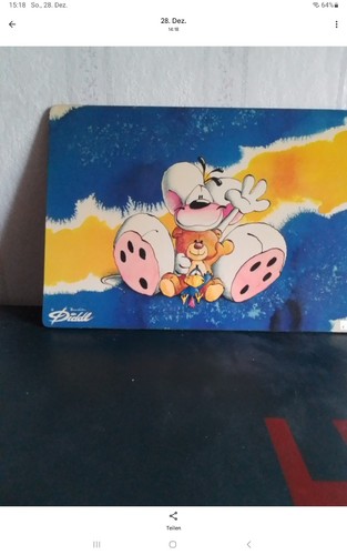 Diddl pinwand blechschild - pinwand,