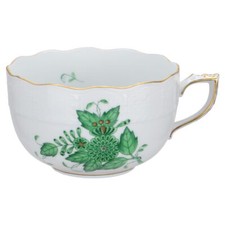 Teetasse Modell 704 Herend Ungarn Apponyi grün