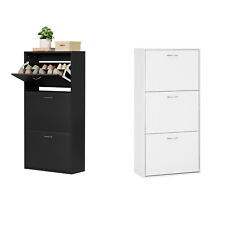 WOLTU Schuhschrank 3 Klappen