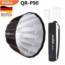 Godox QR-P90 90cm Quick Set-up Parabolic Softbox Bowens Mount mit Tasche