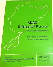 24.u 25. Sept 1966 ADAC Eifelpokal Rennen Trips Nürburgring PROGRAMMHEFT VI10å *