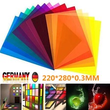14 er Set PAR 56 Farbfolien 22 x 28 cm Farbfilter Farbfolie PAR56 Color Mix Set