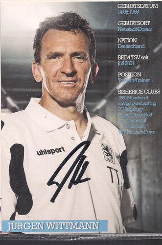 Autogramm jürgen wittmann - autogramm,