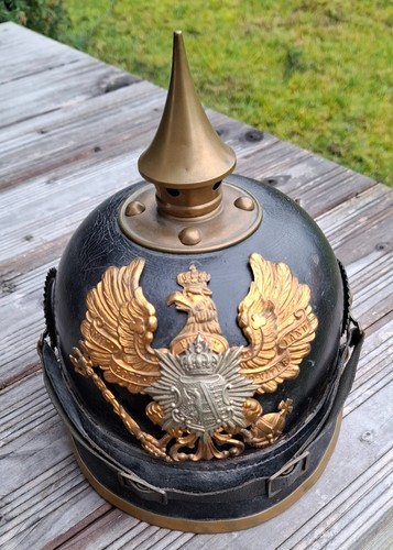 Orginal pickelhaube sachsen - pickelhaube,