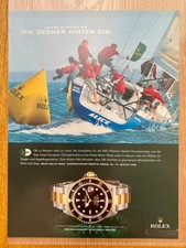 Rolex Submariner Date Segelyacht Offshore 2006 Vintage Watch Ad Werbung Reklame