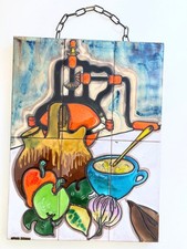 Wandplatte aus Vallauris