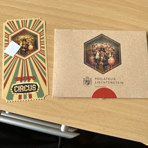 Briefmarke circus der - fl-briefmarke, "der