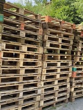 Einweg Paletten Brennholz Holzlager 100x120cm Heulager Strohballen