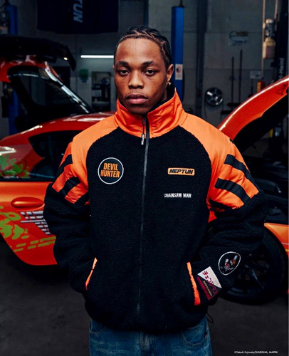 Chainsaw man racing sherpa - chainsaw,