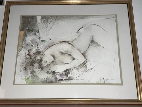 Farblithographie 70x49 von