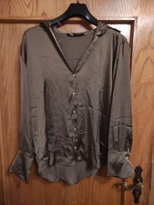 Zara bluse khaki - bluse, khaki?