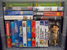 VHS-Filme, 19 Stück, Sammlung, Diverse Genre! #K-389