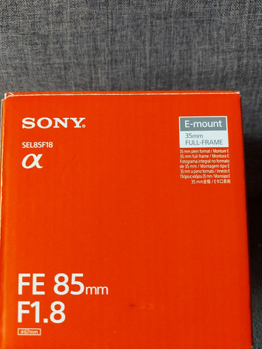 Sony 85mm 8 - sony, fe