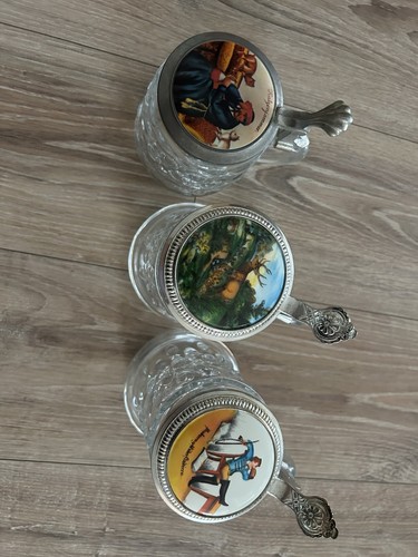 Bierkrüge aus glas mit - bierkrüge,