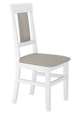 Gepolsterter Massivholz-Stuhl