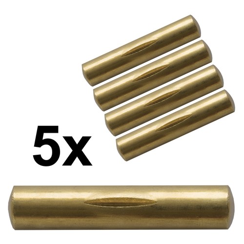 Kerbstift messing - 5x,