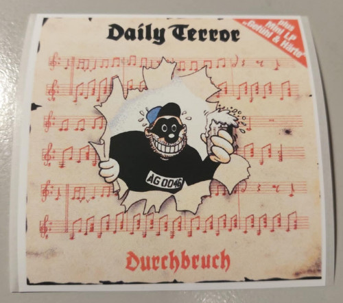 Daily terror aufkleber - daily,
