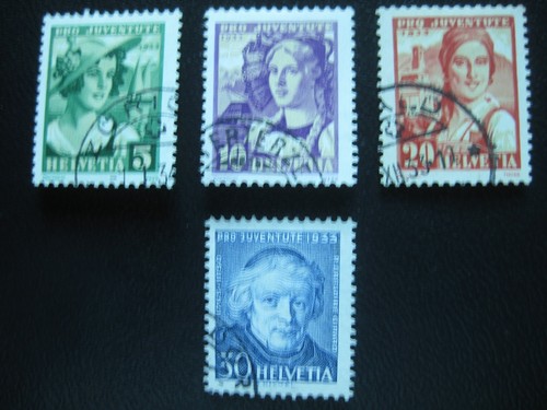 Schweiz 1933 266 269 - schweiz, 1933: