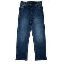 Opus Malvi Damen super Stretch Jeans Hose Straight high Rise 36 S M W28 L32 blau