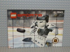 LEGO® SPORTS Bauanleitung 3543 Eishockey Slammer Goalie instruction B3342