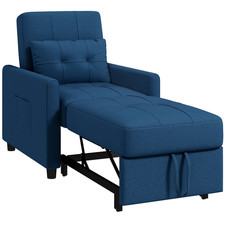 Schlafsessel Bett blau