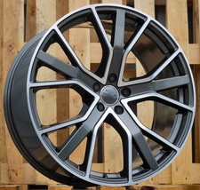 4X 22" SQ7 Style GRAU 5X112