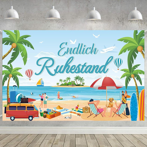 Endlich ruhestand banner - endlich,